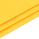 Фетр листовой жесткий (20х30 см; светло-горчичный; 3 листа) — фото, картинка — 1