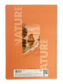 Тетрадь общая в клетку на гребне 