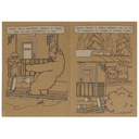 Эко крафт-раскраска. Маша и Медведь. Большое путешествие — фото, картинка — 3