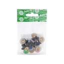 Глазки для игрушек (12 мм; 10 шт.; 5 цветов) — фото, картинка — 6