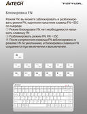 Клавиатура A4Tech Fstyler FBK11 (бело-серая) — фото, картинка — 6