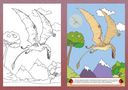 Динозавры. Раскраска с многоразовыми наклейками — фото, картинка — 5