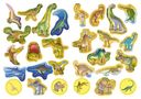 Динозавры. Раскраска с многоразовыми наклейками — фото, картинка — 6