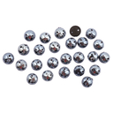 Стразы пришивные для рукоделия (6 мм; 25 шт.; графит) — фото, картинка — 1